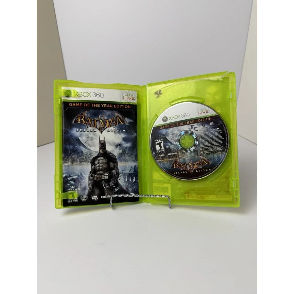 Batman Arkham Asylum Xbox 360 Game of the Year Edition 2010 Platinum Hits